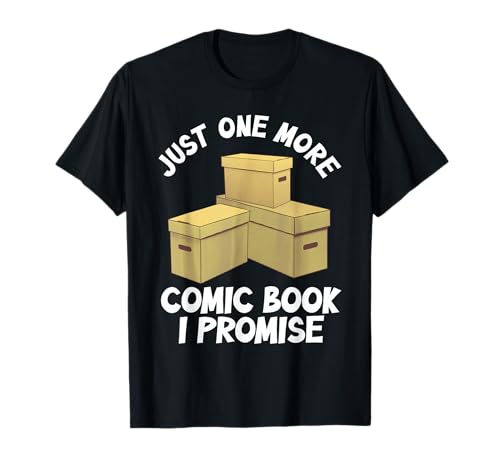 Funny Comic Book Design For Men Women Comic Book Collectors T-Shirt