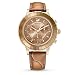 Produktbild Swarovski Octea Lux Chrono Uhr, Lederarmband, Grün, Roségold-Legierungsschicht PVD-Finish