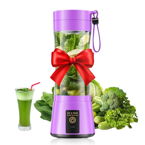 Image of Cordless Portable Blender for Smoothies & Shakes - Cordless Mini Blender with BAP Free Juice Cup, Freshly Squeezed for Picnic /Gym /Office