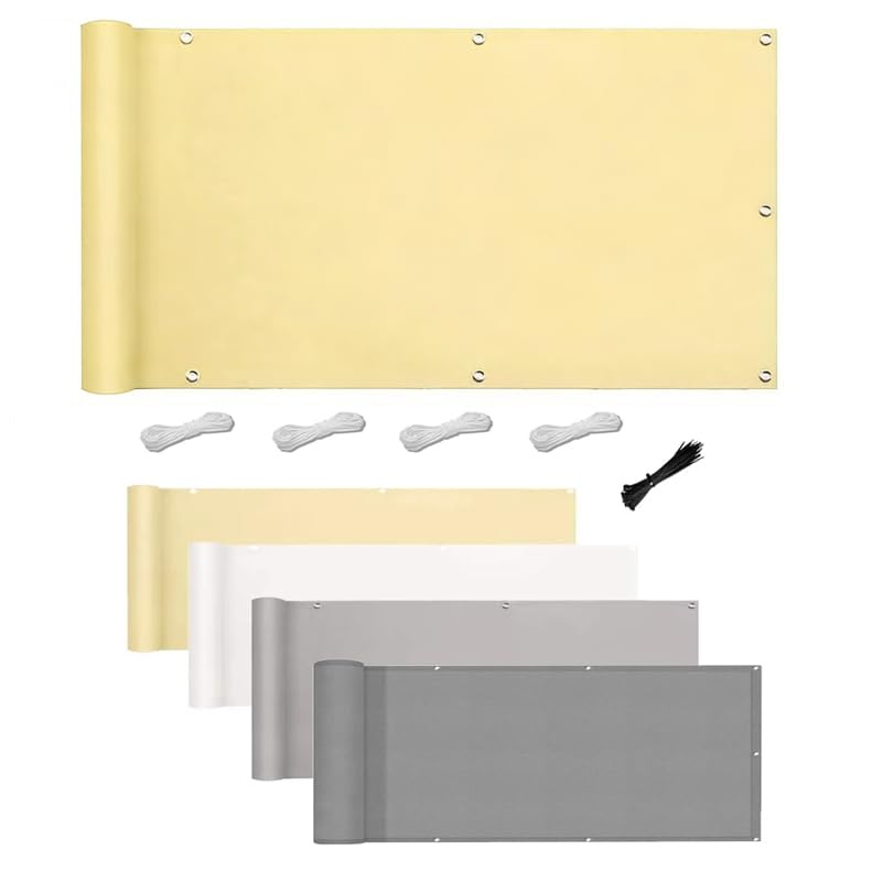 Waterproof Large Sun Shelter Sunshade - 3x4.5M Light yellow - Rectangular Sun Shade Sail Protection Outdoor Canopy Garden Patio UV Block Party Canopy Pool Shade Sail Awning Camping Shelter