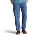 Lee Men's Relaxed Fit Straight Leg Jean, Medium Stone, 34W x 34L