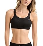 Champion Women's Sports Bra, High-Impact, Maximum Support, Breathable, Moisture Wicking, Black, 38DD