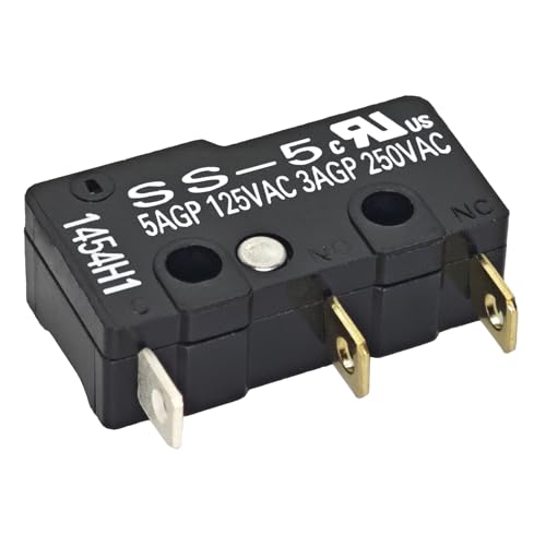 Micro interruptor SS-5 (pacote com 6) – êmbolo de pino, SPDT, 5A 125VAC 3A 250VAC SS5 Switch