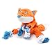 Petfactors Plush Dog Toy, Fox Pattern Stuffingless Durable Tough Dog Rope Toy with 3 Squeakers for small medium dog pets