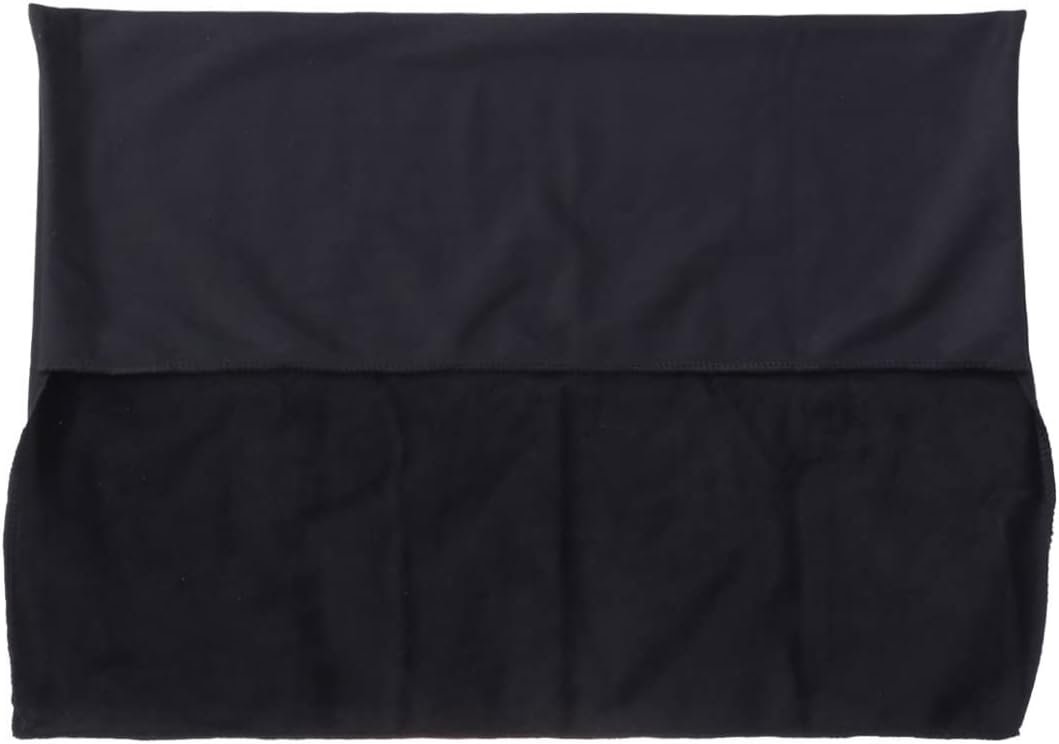3pcs Black Polyester Computer Monitor Dust Cover Protector with Inner Lining for Lcd Screen Washable Cover for Full against Scratches for Storage Travel
