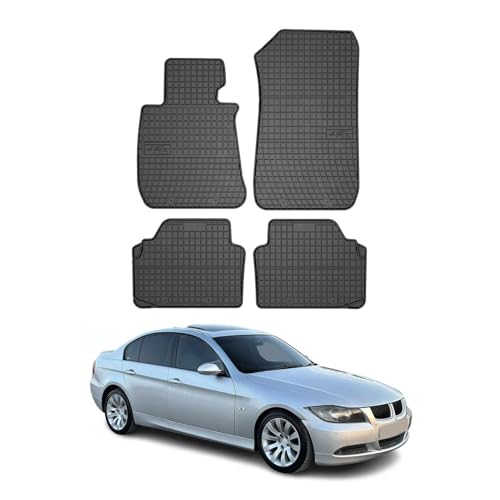 Tapis de sol caoutchouc noir BMW E90 E91 E92 auto sur mesure 2004-2013 OMAC