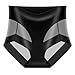 Women's Fashion Solid Briefs High Waist Hip Lift Mesh Patchwork Breathable Comfortable Underwear Black