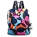 Women's Travel Backpack Purse, Lightweight Waterproof Oxford Shoulder Bag Small Outdoor Casual Anti-theft Backpack