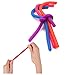 Produktbild kushuang Monkey Noodles Fidget Toys,Sticky Neon Sling für Kinder und Erwachsene,Bunte sensorische Fidget Stretch Spielzeug hilft reduzieren Zappeln durch Stress und Angst (4PC)