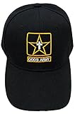 Gods Army Baseball Cap Black Christian Hat Religious with Cross and Star