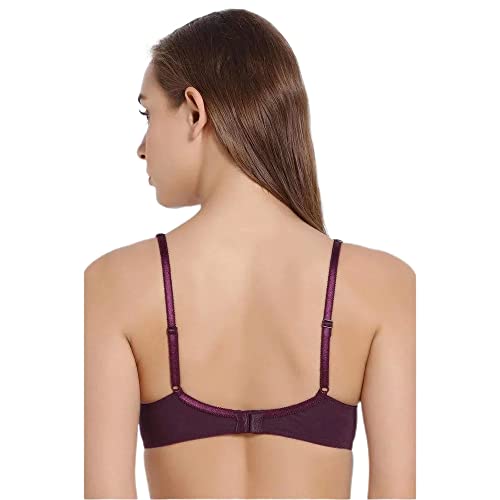 Image of Jockey 1250 Women Wirefree Non Padded Super Combed Cotton Elastane Stretch Full Coverage Everyday Bra with Contoured Shaper Panel and Adjustable Straps