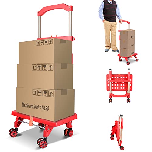 Trolley per la spesa pieghevole, 50 kg, robusto