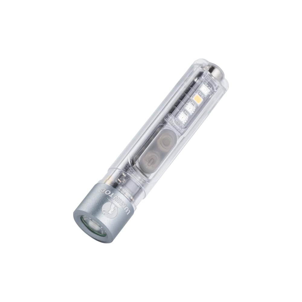 Lampe de poche EDC 400 lumens rechargeable noire avec lumière UV et latérale - 8