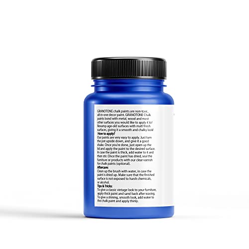 Image of GRANOTONE Chalk Paint Azure Blue 120 ml Matte Finish