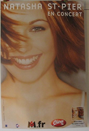 Affiche 40x60cm Natasha St-Pier poster musique 2003 décoration vintage rétro