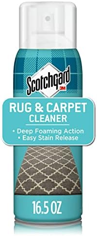 Scotchgard Rug & Carpet Cleaner, Fabric Cleaner Blocks Stains, Cleaning Sprays Make Cleanup Easier, 16.5 oz