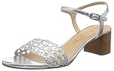  Unisa Damen GITA_LMT Peeptoe Sandalen, Silber (Silver Silver), 39 EU