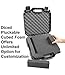 CASEMATIX Hard Travel Case Compatible with Allen & Heath CQ-18T Digital Mixer and CQ-12T With Customizable Foam Interior & Protective Padded Carrying Case For Mixers