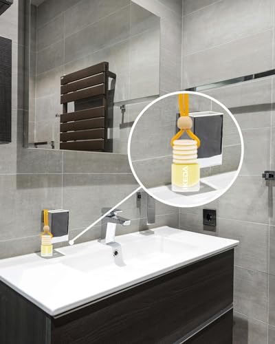 Image of ikeda fragrance Car Air Freshener, 2pcs 4ml Car Scents,45-Days Keep Fragrance,Automotive Hanging Diffuser Bottles,Remove Auto Odor Long-Lasting Fresh Air for Home Deodorizer