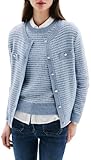 Pull Caroll Caroll Femme 251k-mleonie Gilet, Denim Clair, L EU