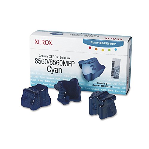 Xerox 108R00723 - SOLID INK CYAN (3 STICKS) - F/PHASER 8560/8560 MFP