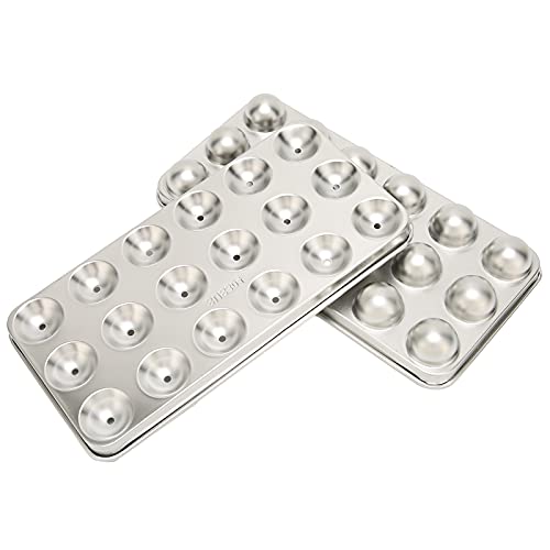 Bandeja para Hielo Redonda con Tapa de Acero Inoxidable miniatura 6