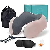 3.Erstaunliche Vielseitigkeit: Erstaunliche Nacken- und Kopfstütze, ob im Flugzeug, im Auto, bei der Arbeit, beim Lernen zu Hause oder am Pool. Dieses Memory Foam-Kissen kann aufgerollt, an einer Tasche befestigt, aufgehängt und so weiter werden.