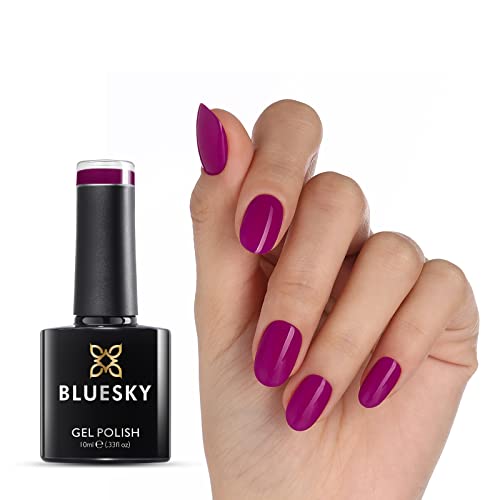 Bluesky Winter Gel Nail Polish - Beautiful Colors for You to Choose, Voilet Gel Nail Polish,Christmas Gel Nail Polish, Curing Under UV/LED Lamp, Gel Nail Polish for Art Manicure Salon DIY at Home, Vote You!