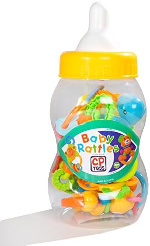 Baby Rattle Teether Toys in Giant Coin Bank
