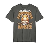 hamster male ou femelle La vie est meilleure avec un hamster. Les hamsters sont des animaux mignons pour les enfants. Pour chaque enfant et bébé qui aime les hamsters. Pour les amis qui préfèrent être un hamster plutôt qu'un humain.