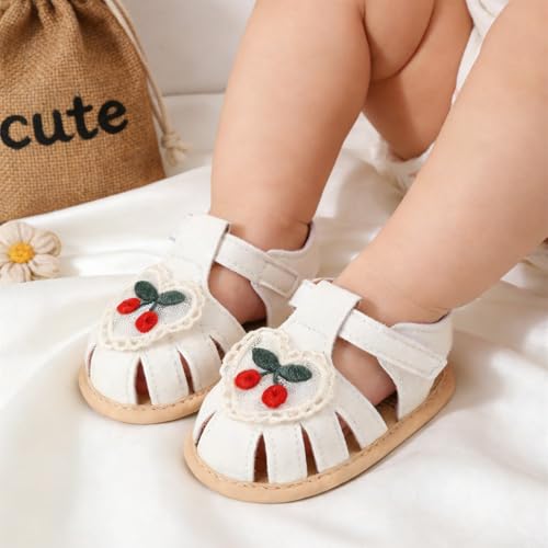 Image of Infant Baby Boys Girls Summer Sandals Party Wedding Dress Flats Shoes Newborn Crib Shoes First Walkers Prewalkers 0-18 Months