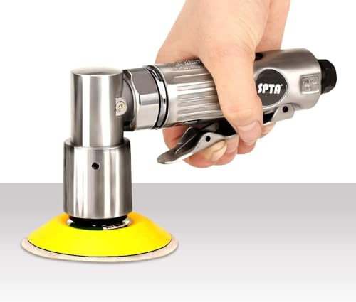 Miniatura 6 de Spta Amoladora Angular De 80 Mm, Minilijadora Excéntrica, Con 12 Discos De Lija De 80 Mm, Hojas De Lija