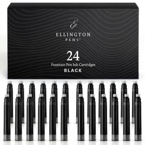 Ellington Fountain Pen Ink Cartridge Refill Pack of 24