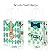 24Pcs Premium Father's Day Gift Bags Set with Assorted 4 Themes and 24 Sheets of 4 Color Tissue Paper, Durable Paper Handling Bags for Birthday, Holidays, Anniversaries & All Celebrations