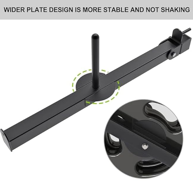 Belt Squat Attachment for 2 x 2 or 3 x 3 Power Rack with 5/8 or 1 Holes, Landmine Belt Squat Machine, Compatible with 1 & 2 Weight Plates, Home Gym Squat Rack Accessories