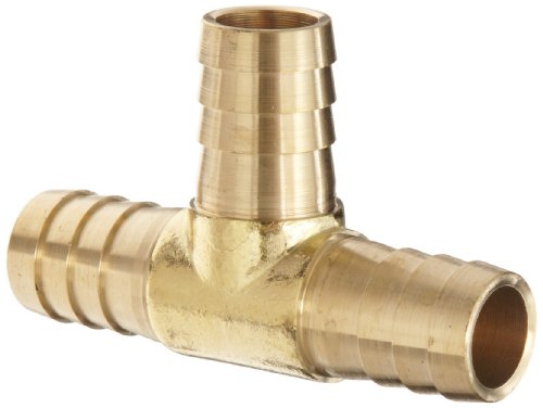 Dixon 179-1010 Brass Hose Splicer Fitting, Tee, 5/8
