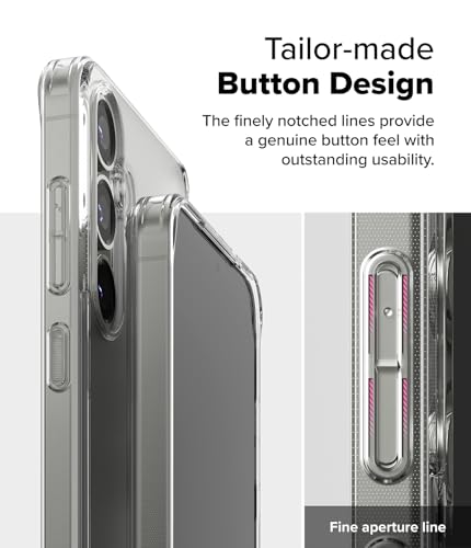 Image of Ringke Fusion Matte Compatible with Samsung Galaxy S25 Plus Case Cover Anti Fingerprint Hard Back Soft Flexible TPU Bumper Scratch Resistant Natural Form S25 Plus Back Cover - Matte Clear