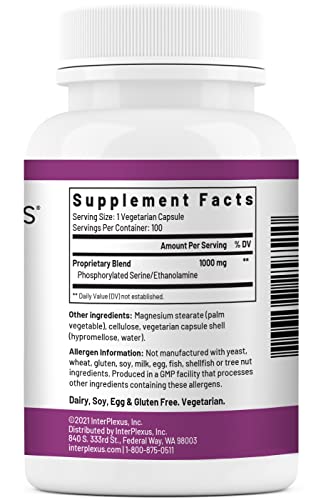 Seriphos For Adaptogen And Adrenal Support By Interplexus, 100 Capsules #TOP1
