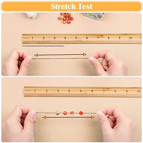 Black Elastic Stretchy String , Paxcoo Stretch Bead Cord for Bracelets, Necklaces, Jewelry Making and Beading Supplies