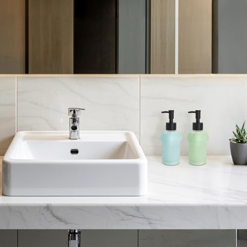 Distributeur de savon mat à prise en main confortable GlassHand lot de 2 design - 3