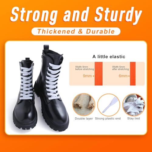 Image of VSUDO Flat Sneaker Shoe Lace, Flat Shoe String for Sneaker, Athletic Shoelace