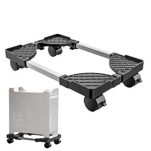 Soporte De Torre Para Ordenador, Soporte Móvil Para CPU Ajustable Con Ruedas, Soporte Universal Para CPU Con 4 Ruedas De Bloqueo, Universal Soporte Para PC Debajo Del Escritorio, Para PC De Juegos Cover