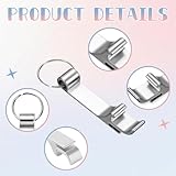 100 Pcs Bottle Opener Keychain, Black Beer Opener Keychain, Mini Can Bottle Opener Key Ring for Gifts Party Favor Wedding Favor (Silver) - Image 3