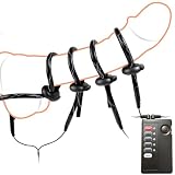 Elektroschock Penisring und Hodenring Einstellbar Dual Cockringe SM