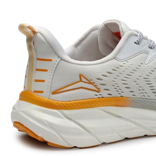 Image of JQR Atlanta Men's Sports Running Shoes Knitting Upper Lace Up Design Soft Cushioned Memory Foam Insole Extra Grip Anti Skid Comfortable Lightweight Durable for Gym, Walking, Jogging & Everyday