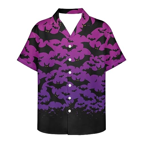 Men's Hawaiian Shirt Button Down Short Sleeves Trendy Regular Fit Shirts