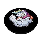 Zoom IMG-1 maglietta con unicorno e muscoli Zoom IMG-1 maglietta con unicorno e muscoli