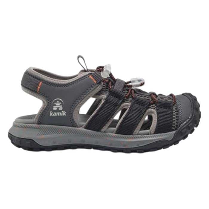 Kamik Kid's Ripple Closed-Toe Sandal Charcoal - HK4273-CHA