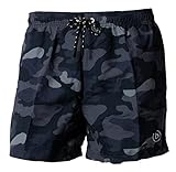 Bugatti Swim Shorts, Blue Camouflage, XL