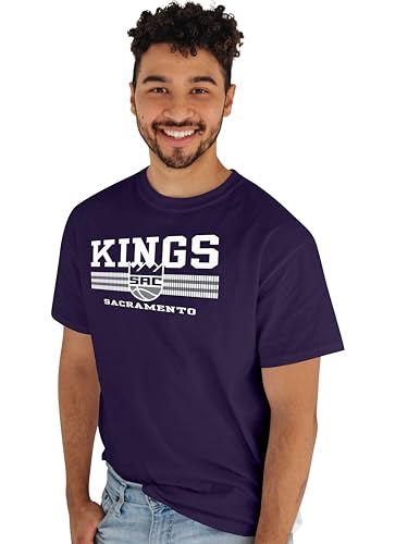 Sacramento Kings NBA Officially Licensed T-Shirt Basketball Team Color, Large